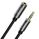 deleyCON 5m Jack Audio Estéreo Cable de Extensión Aux Cable de 3,5mm Cable de Audio Enchufe de Metal Teléfono Móvil Teléfono Inteligente Tableta Auriculares (Extra Fino y Flexible)