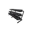 5-100 Lb. Dumbbell Sets w/Storage Rack - 2100 lbs Total