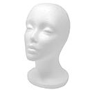 A1 Pacific Female Styrofoam Mannequin Head, 11" L