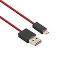 Ersatz-USB-Ladekabel für Dr Dre Studio Solo 3 2.0 kabellose Kopfhörer und Pillen-Lautsprecher, 1 m (rot)