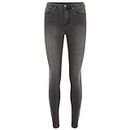 Vero Moda Vmtanya Mr S Piping Jeans Vi207 Noos Skinny, Gris (Dark Grey Denim Dark Grey Denim), 42/ L34 (Taille Fabricant: X-Large) Femme