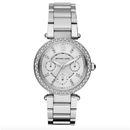 Michael Kors Accessories | Michael Kors Mk5615 33mm Women's Ladies Watch Steel Bracelet Silver/White Dial | Color: Silver | Size: Os