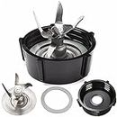 MMOBIEL Blender Replacement Kit Compatible with Oster Osterizer Blenders - Incl. Stainless Steel Blender Blades, Jar Base Cap and Rubber O Sealing Gasket - 6 Fins