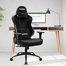 beAAtho® Zest Multi-Functional Ergonomic Revolving Gaming Chair with 3 Years Warranty, Spandex Fabric, Adjustable Neck & Lumbar Support, Adjustable Armrests and Sturdy Metal Base (Black)