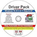 9th & Vine Compatible Driver Pack Dvd for Windows 10, 8.1, 8, 7, Vista, XP in 32/64 Bit for Most Computers and Laptops