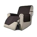 Easy-Going Recliner Chair Slipcover Reversible Sofa Cover Water Resistant Couch Cover Furniture Protector with Elastic Straps for Pets Kids Children Dog Cat (Recliner, Chocolate/Chocolate)