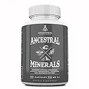 Ancestral Supplements Minerals & Electrolytes with Magnesium, Potassium, Sodium, Supports Optimal Hydration, Immune Health, Athletic Performance, Digestion, and Remineralization, 180 Capsules