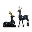 Mariner's Creation Modern Geometrical Deer Hiran Showpiece for Good Luck for Home Decor Living Room Office Desk House Warming Gift size-14x6x23CM14x6x23
