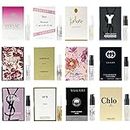 BKDRL 12 Piece Designer Fragrance Samples, Fragrance Sampler Gift Set Spray Perfume Travel Size