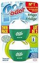 Croc'Odor Fridge Deodoriser, Twin Pack, Unscented, Food Safe Formular with Temperature Indicator - 2 x 33 g, Packaging may vary