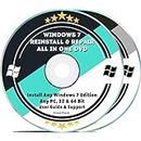 Windows 7 Repair & Reinstall Disc Set: Recovery Reboot Restore Fix Factory Reset - 32 & 64 Bit PC Computer Home Premium, Professional, Ultimate etc. + Drivers Install (2 DVD Set)