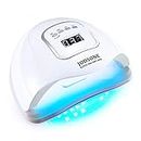 JODSONE UV LED Nail Lamp 150W, Nail Dryer for Gel Polish, Gel Nail Lamp with 45 Light Beads, Led Nail Light for Gel Nails with Automatic Sensor & 4 Timers
