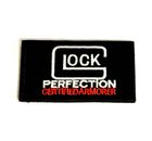 Embroidered Patch - Glock Perfection - Certified Armorer - Guns - Shooting