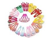 Soika Multicolor Tic-Tac Hair Clip & Rubber Band For Baby Girls, Toddler Girls & Women Pack of 20 (BABY CLIP)