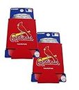 Official Major League Baseball Fan Shop Authentic 2-Pack MLB Insulated 12 Oz Can Cooler (St. Louis Cardinals)
