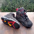 Nike Air Jordan 7 Citrus Size 8C Toddler Retro Black Shoes 2006