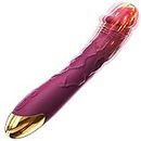 2024 Pleasure Toys for Women,PINK Sex Relaxing Toys 10 Mode USB Fast Charge,Massage Pleasure Sexual Waterproof, Safe and Soft Silicone Quiet Portable Gifts Soft0314003 (BROWN)