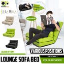 Lounge Sofa Floor Recliner Futon Couch Folding Chair Cushion Fabric Living