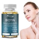 Biotin Capsules 10,000mcg - Max Strength, Supports Healthy Hair, Skin, Nails