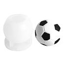 Football Shape Candle Silicone Molds | Football-Shaped Candle Embellishments | Soccer Ball-Shaped Fondant Molds Cute Candle Moulds for Fondant DIY Football Shape Cake Decoration Tools