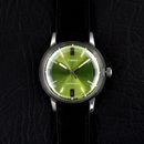 Timex Marlin Automatic 40mm Green Dial Black Leather Strap - TW2V44600