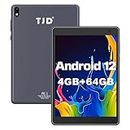 Android 12 Tablet 7.5 inch, Tablets Computer 64GB Storage 512GB Expandable, Quad-Core Processor, PS FHD 1440x1080 Resolution Display, Google GMS Certified Smart Tablet/WiFi (Gray)