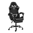 Gaming Chair, Ergonomic Office Chair with Footrest, High Back Video Game Chair, Adjustable Swivel Computer Chair with Headrest and Lumbar Support