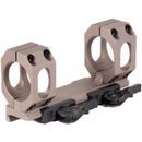 American Defense Manufacturing Dual Ring Scope Mount Straight Up Low Version for Bolt Guns and the need to bring Close to the Barrel 34mm Rings Flat
