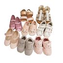 Lot of 8 Girls Toddler Shoes from Size 6 To 8 Including Nike Adidas, Carter’s, G