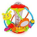 HOLA Baby Toys 0-6 Months Baby Toys 6 to 12 Months Rattle Activity Ball, Baby Toys 6 Months Plus Shaker Grab Early Learning Sensory Toys, Gift for 3 6 9 12 Months Newborn Babies Toddler Boys Girls