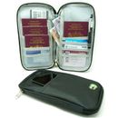 Organizzatore di viaggi passaporto documento portabiglietti borsa borsa borsa cerniera