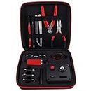 RUIYITECH New Version Coil Building Tool Kit Home DIY Tool Set 13 Pieces Household Toolkit Repair Tool Set 6in1 Coil Jig for Home Maintenance Jewelry Industrial Repairs with Toolbox Storage Case
