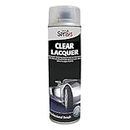 Simply SP-023 Clear Lacquer Varnish Gloss Aerosol Spray – For Use on surfaces treated & untreated on Metal, Aluminium, Glass, Stone & Various Plastics – 500 ml