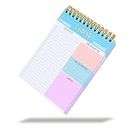 TIESOME 200 g/m² To Do List Bloc notes, 50 feuilles non datées Daily to Do Planner Thick to Do Checklist Notebook Task Organizer Schedules School Office Supplies