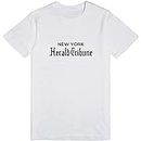 Men's New York Herald Tribune T-Shirt XL Black