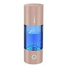 madeking Hydrogen Water Generator Bottle - with SPE and PEM Technology, Rechargeable Hydrogen Rich Water Cup Water Ionizer Portable Machine& Maker for Home and Fitness Daily Drinking (Gold)