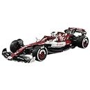 KAIQINMJ CADA x Alfa Romeo Officially Licensed 1:8 Scale F1 C42 Team Car Building Set, Dynamic V6 Engine, Steering & Suspension Systems, Authentic Aero Features & Italian Flag Detail, Ages 14+
