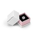 Pandora Moments Women's Sterling Silver Openwork Purple Daisy Charm, With Gift Box