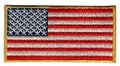 USA American National Flag Embroidered Sew on Patch ; Size: 11.5cm x 6cm for Jackets, Caps, T-Shirts, Bags, Jeans, Pants, Outdoor Clothing ; Imported from Malaysia (1 Piece). (Code: M-20)
