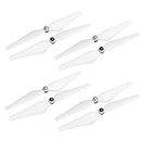 Linkshare 4 Pairs Replacement 9450 Self-Tightening CW/CCW Propellers for DJI Phantom 2 3 Professional Advanced Standard and 4K (White)