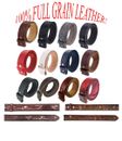 Gelante FULL GRAIN Genuine Leather Belt Strap without Buckle UNISEX BELT