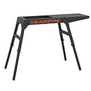 Blackstone Signature Griddle Accessories - Custom Designed for Blackstone 17 inch/22 inch Tabletop Grill - Portable Griddle Table, Legs and Shelf - Adjustable Legs - Camping Table - Black