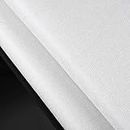 HUNNY- BUNCH® Premium Fusible Interfacing - Non-Woven Interlining Fuisng - Micro Dot - Single Sided Iron on Interfacing for Fabrics, DIY and More (Width - 40 Inch : 2 Meters) White Heavyweight