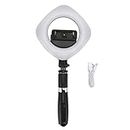 LED Live Streaming Light Selfie Fill Light Video Conference Light Macro Ringlight Flashes Continuous Output Lighting External Flashes for Live