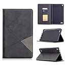 Tablet Bags Case Premium PU Leather Case Compatible with Kindle Fire 7 Case 2019/2017/2015 (9th/7th/5th Generation),Smart Magnetic Flip Fold Stand Case with Card Slot/Auto Sleep Wake Protective Cover