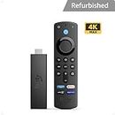 Certified Refurbished Fire TV Stick 4K Max streaming device, Wi-Fi 6, Alexa Voice Remote (includes TV controls)