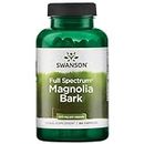 Swanson, Full Spectrum Magnolia Bark (Magnolienrinde), 400mg, 60 Kapseln, Hochdosiert, Laborgeprüft, Sojafrei, Glutenfrei, Ohne Gentechnik