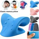 2Pcs Neck Shoulder Stretcher Relaxer Traction Device Pillow Pain Relief Gift