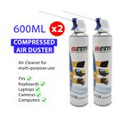 2x Compressed Air Duster Cleaner 600ML Can for Laptop PC Keyboard Camera TV