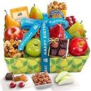 Happy Birthday Orchard Delight Fruit and Gourmet Gift Basket